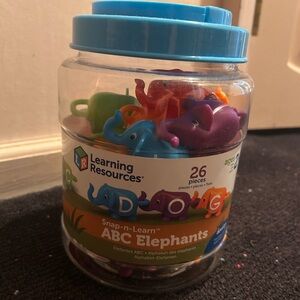 Learning Resources Colorful ABC Elephant Set